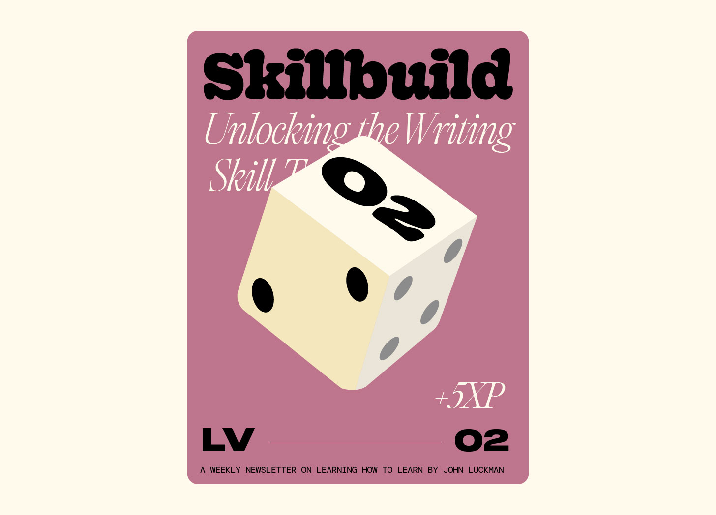 Skillbuild #2 – Unlocking the writing skill tree